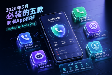 2026年5月必装的五款安卓App推荐：垃圾电话拦截效率神器都在这里