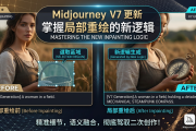 AI 绘画神器 Midjourney V7 更新：掌握局部重绘的新逻辑