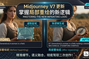 AI 绘画神器 Midjourney V7 更新：掌握局部重绘的新逻辑