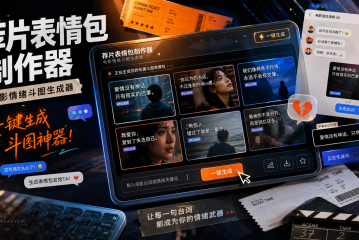 荐片表情包制作器上线：《爱情没有神话》扎心台词一键生成斗图神器