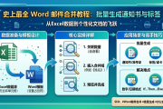 史上最全的Word邮件合并教程：批量生成通知书与标签