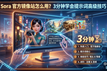 Sora 官方镜像站怎么用？3分钟学会提示词高级技巧