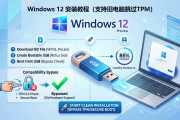 Windows 12 镜像下载与纯净版安装教程（支持旧电脑跳过 TPM）