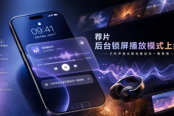 荐片后台锁屏播放模式上线：只听声音也能完整追完一集剧情
