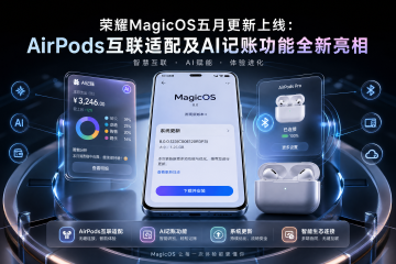 荣耀MagicOS五月更新上线：AirPods互联适配及AI记账功能全新亮相