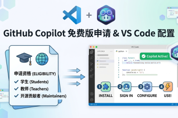 GitHub Copilot 免费版申请资格及 VS Code 环境配置