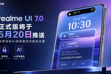 realme UI 7.0正式版将于5月20日推送：锁屏岛和AI菜单翻译功能抢先看